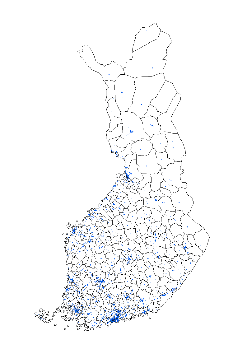 Figurbilaga 4. Finlands statistiska ttorter 2013